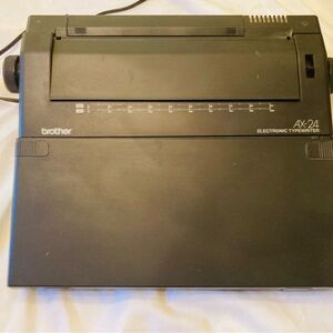 Brother AX-24 portable electronic typewriter pre-used,sells on and Etsy for $$$